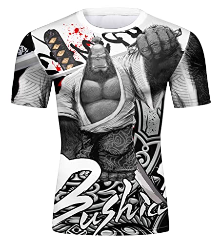 Red Plume Men's Sonic Compression Sports Fitness Shirt(AA,XXL)