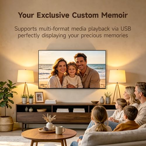 Image of iFFALCON 55-Inch Class QLED 4K F75 Smart TV, Ultra-Slim 1.1'' Floating Picture Frame TV, Seamless Wall-Mount Installation | Dolby Vision IQ, 144Hz, Google TV, Alexa | Works w /Legacy Devices