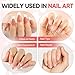 UNA GELLA Super Strong Nail Glue for Nail Tips Acrylic Nails Press On Nails Nail Bond Brush On Long Lasting Nail Glue for Broken Nails Repair Fake Nails Tips Nail Adhesive Bond 10ml/0.33oz