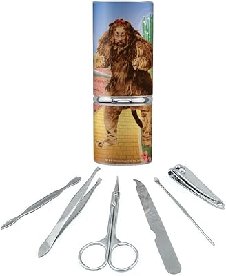 Wizard of Oz Lion Character Stainless Steel Manicure Pedicure Grooming Beauty Care Travel Kit