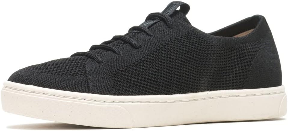 Hush Puppies Women's Low-Top Sneaker, Black, 5