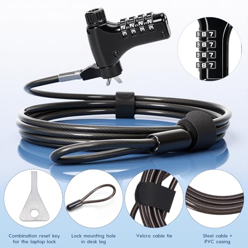 Antivol à combinaison pour ordinateur portable de qualité supérieure - 2