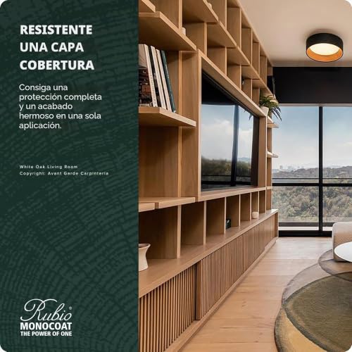 Aceite Rubio Monocoat Plus 2C soluciona manchas en madera porosa 4