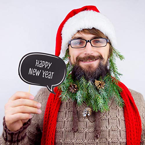 KESYOO 15 peças 2021 ano novo kit de acessórios para cabine fotográfica porta-retratos armação Ano n