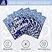 41pcs Navy Blue and Silver Party Supplies ,include 20 Plates, 20 Napkin and 1pcs Tablecloth,Used for Navy Blue and Silver Birthday Party Decoration (BBB)