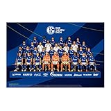 Material: Papier Schalke 04 FC Poster/Mannschaftsposter ** Team 20/21 **