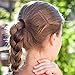 Hotop 30 Pieces Hair Clip, Open Center Domed Metal Barrettes, Assorted Colors (Black, Brown, Silver), Universal Size, Lightweight, Durable, for Girls and Women