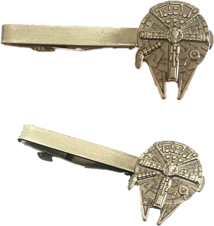 Generic BrandsFandom Bazaar TV Movies Show Superhero Original Design Quality Anime Cartoon Cosplay Jewelry Metal Sta War Millenniu Falco Tie Clips Gifts for Men