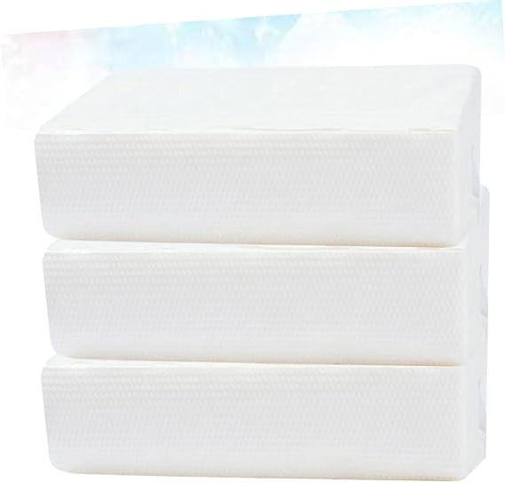 1set Absorbent Paper Towels for Kitchen Bathroom Soft Tissue for Home Commercial Use for Cooking Cleaning Hand Drying White