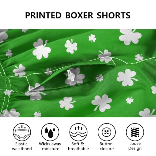 Image of Men's Boxer Shorts Cotton Loose Underwear with Button Fly