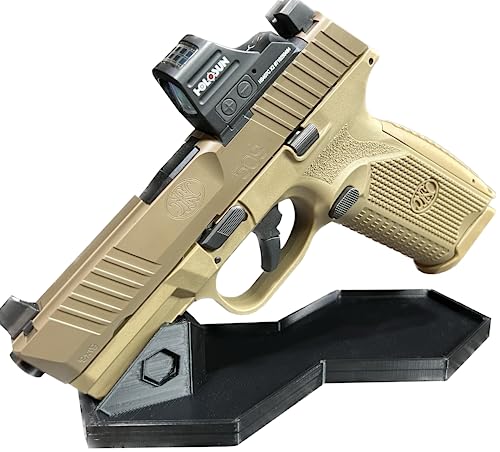 Universal Pistol Mount - Picatinny & Polymer Frame - Underrail Mounting System. 9mm .40 .45 Handgun Mount Display Rack - Made in USA