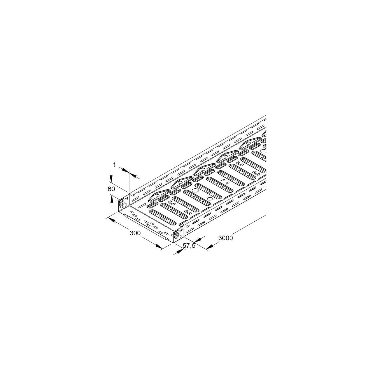 Kabelrinne NIEDAX RLVC 60.300