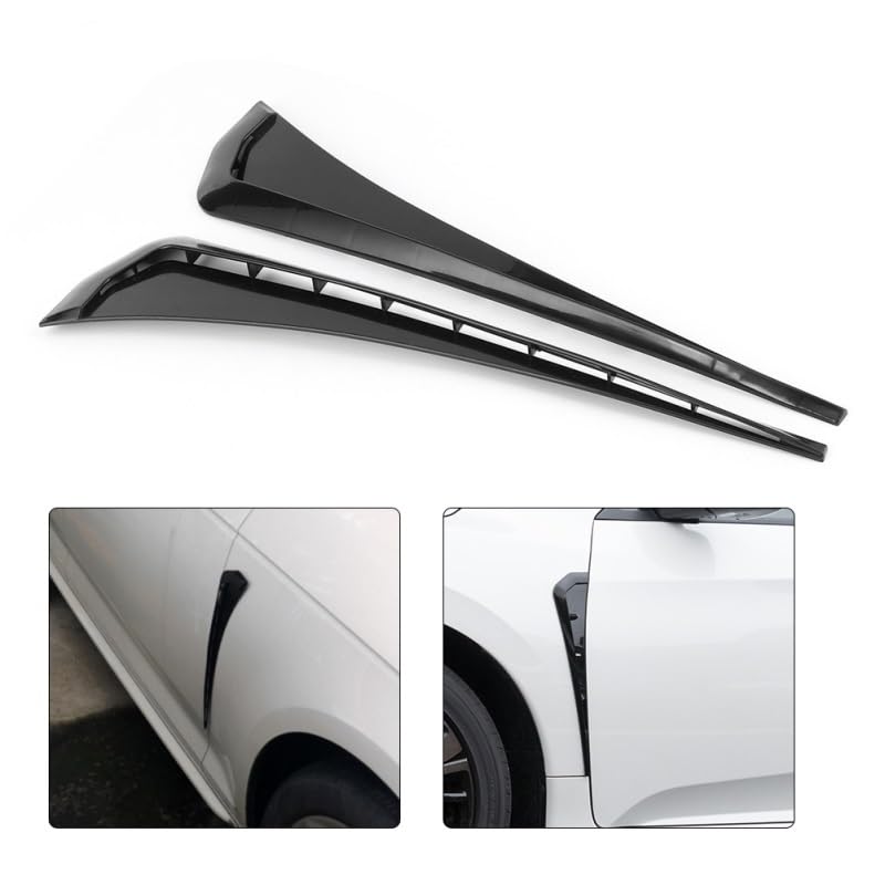 Molduras laterales de coche y pegatinas de cubierta de ventilación 5