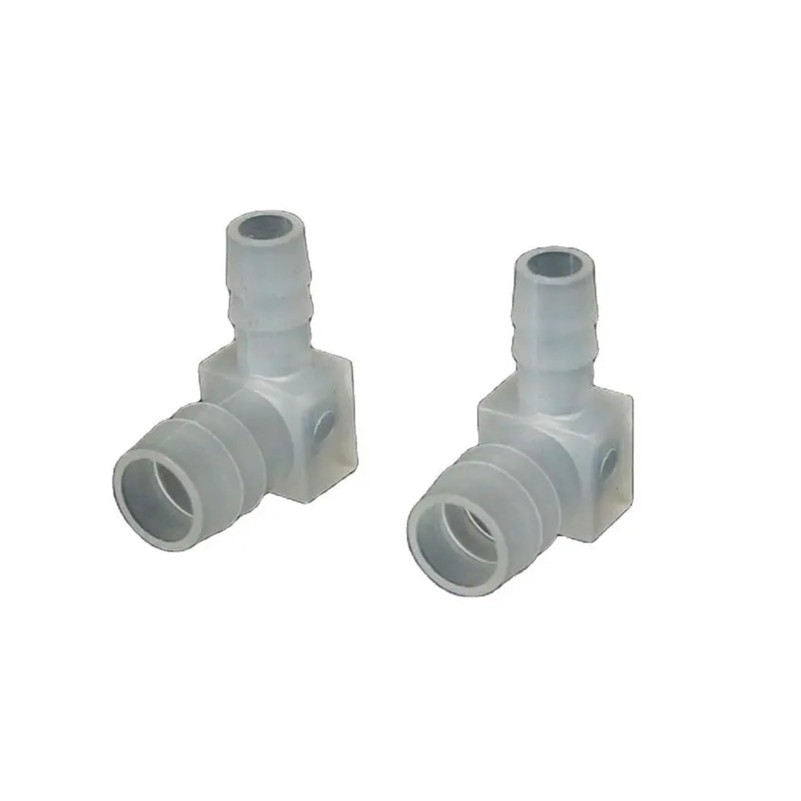 100 pièces 2.4mm à 20mm tuyau barbe coude en plastique connecteur raccord de tuyau for Aquarium Aquarium(3.2mm-3.2mm)