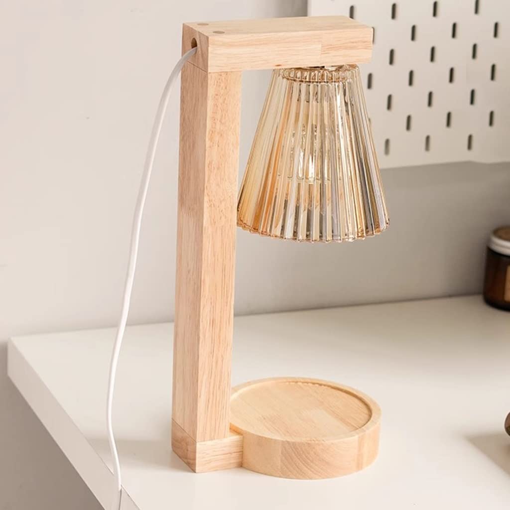 Świecę i świecę Lampa podgrzewająca do świec z timerem, elektryczna lampa podgrzewająca świece drewniane do aromatycznych świec zapachowych, podgrzewacz do świec z możliwością przyciemniania, palnik d