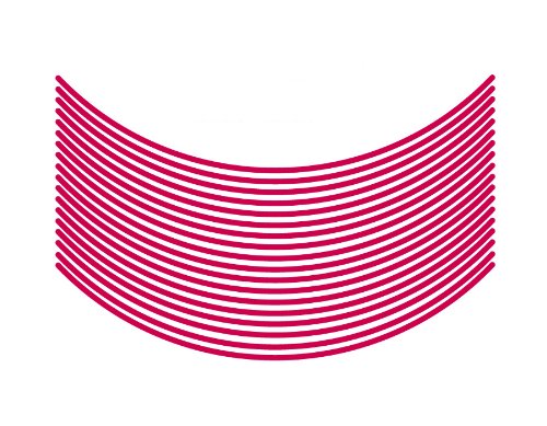 エムディーエフ リムストライプ ソリッドタイプ ピンク 4mm幅 17インチ RIM-4M-PK-17N