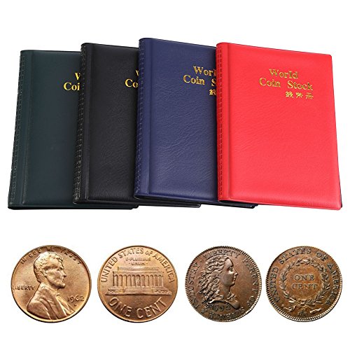 Album para Monedas 120 Bolsillos de PVC Azul miniatura 5