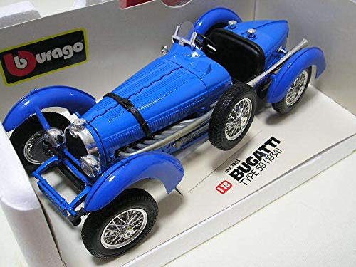 Amazon | ブラーゴ 1/18 ブガッティ タイプ59（1934）ブルー
