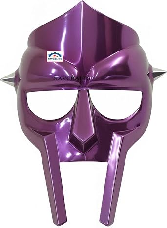 MF DOOM Madvillain Replica Mask - Hip-Hop Rapper Cosplay Face Armor - Halloween Party Mask - Gift For Him