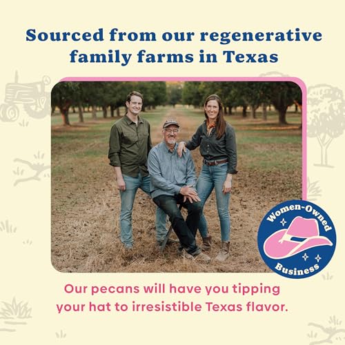 Image of Evie's Banana Bread Pecans - Roasted Texas Pecan Snacks - Healthy, Non-GMO, Gluten-Free and Vegan - 3 Oz, 2-Pack - Made-in-the-USA