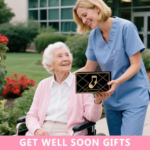 Auch Cancer Awarenesss Gifts, Breast Cancer Care Socks Inspirational Gift for Women Men Survivors4