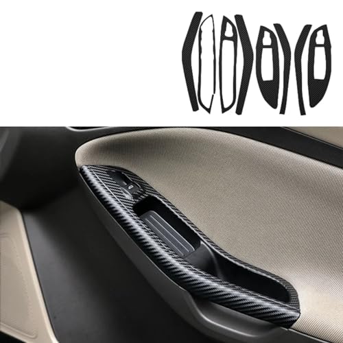 Autocollants 3D carbone Ford Focus 2012-2014 pour rénover la console - 4
