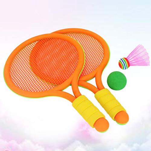 Conjunto de raquete de badminton da Besportble, 1 conjunto divertido e durável, portátil para crianç