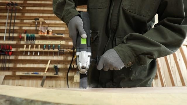 Bild 6 - GALAX PRO Oszillationswerkzeug Oszillierer Multitool 400 Watt 6 Einstellbare Geschwindigkeiten zum Entfernen,Schaben,Schneiden,Polieren mit 30 Zubehör