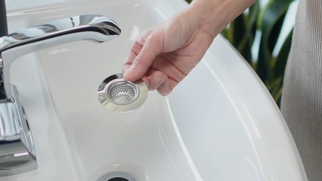Colador para desagüe de baño 2 piezas 2.125'' acero inoxidable miniatura 7