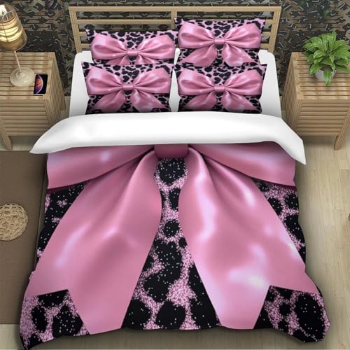 Parure de lit 3D en microfibre premium résistante et ultra douce pour lit double