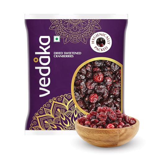 Amazon Brand - Vedaka Dried Sweetened Cranberries | 500 Gram | Wh...
