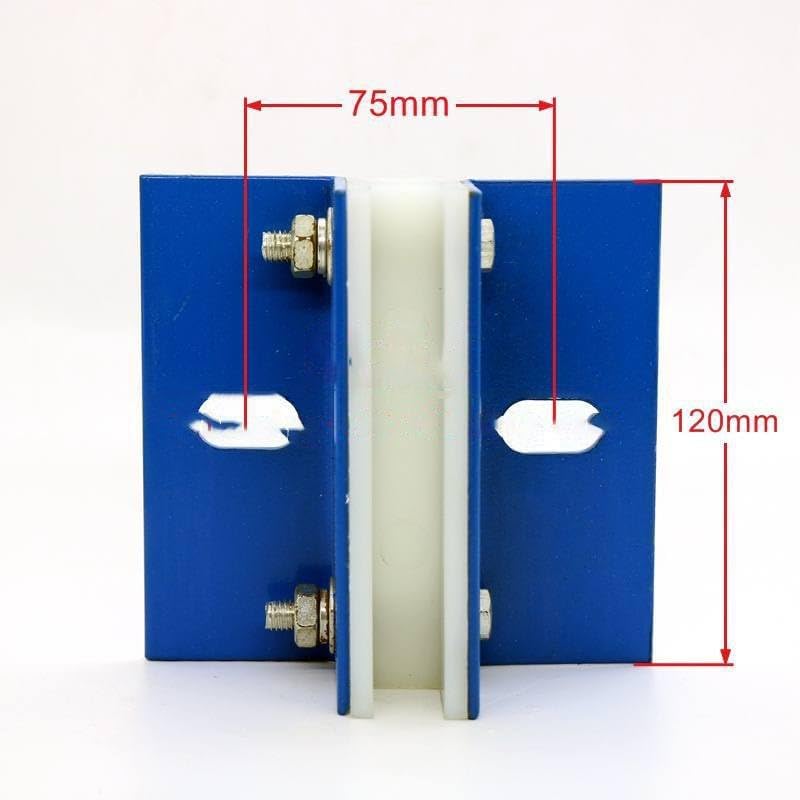 10PCS A/B XOA2685AAD2 XOA2685AAE2 Elevator Counterweight Guide Shoe L120mm Groove Width 10/16mm Nylon (Default Send:A)