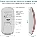 Mouse for MacBook Wireless Bluetooth Mouse Laptop MacBook Air Mac Pro Rechargeable Silent PC iPad Optical Mouse with Dual Mode Switch Bluetooth 5.2/3.0 and 2.4GHz USB Type-C Receiver Rose Gold