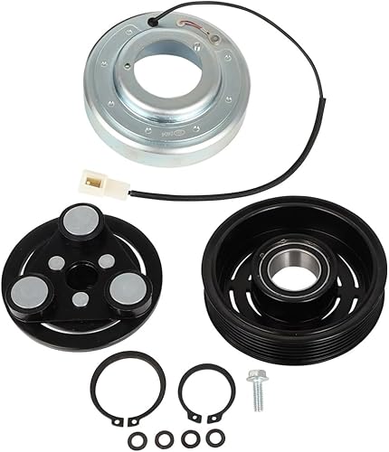 Vista 118 de ECCPP Embrague del compresor del A/C 1997-2001 apto para Ford E-150 E-250 E-350 E-450 AC Compresor Embrague Kit de Ensamblaje de Embrague Conjunto
