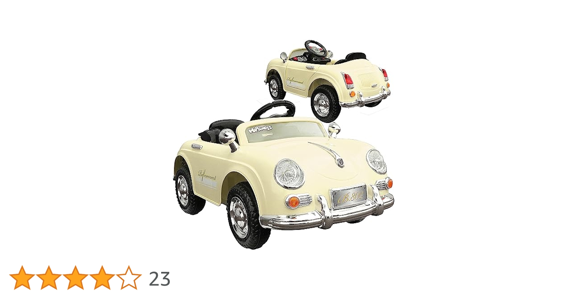 takoです。電動乗用ラジコンカー　ドイツオールドタイプ　ホワイト AIJYU TOYS 電動乗用ラジコン 電動乗用カー ドイツオールド