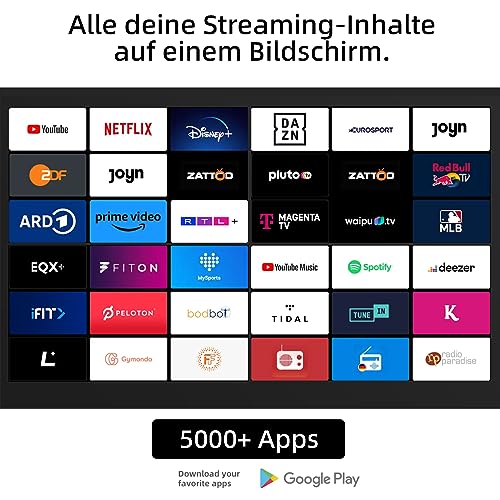 CHIQ TV L40H7G, 40 Zoll Fernseher, Smart TV, Full HD, Google TV, Google Assistent, Chromecast eingebaut, HDR, Dolby Audio,Triple-Tuner(DVB-T2/S2/C), Dual Band WiFi/HDMI/USB/CI+ – Bild 6