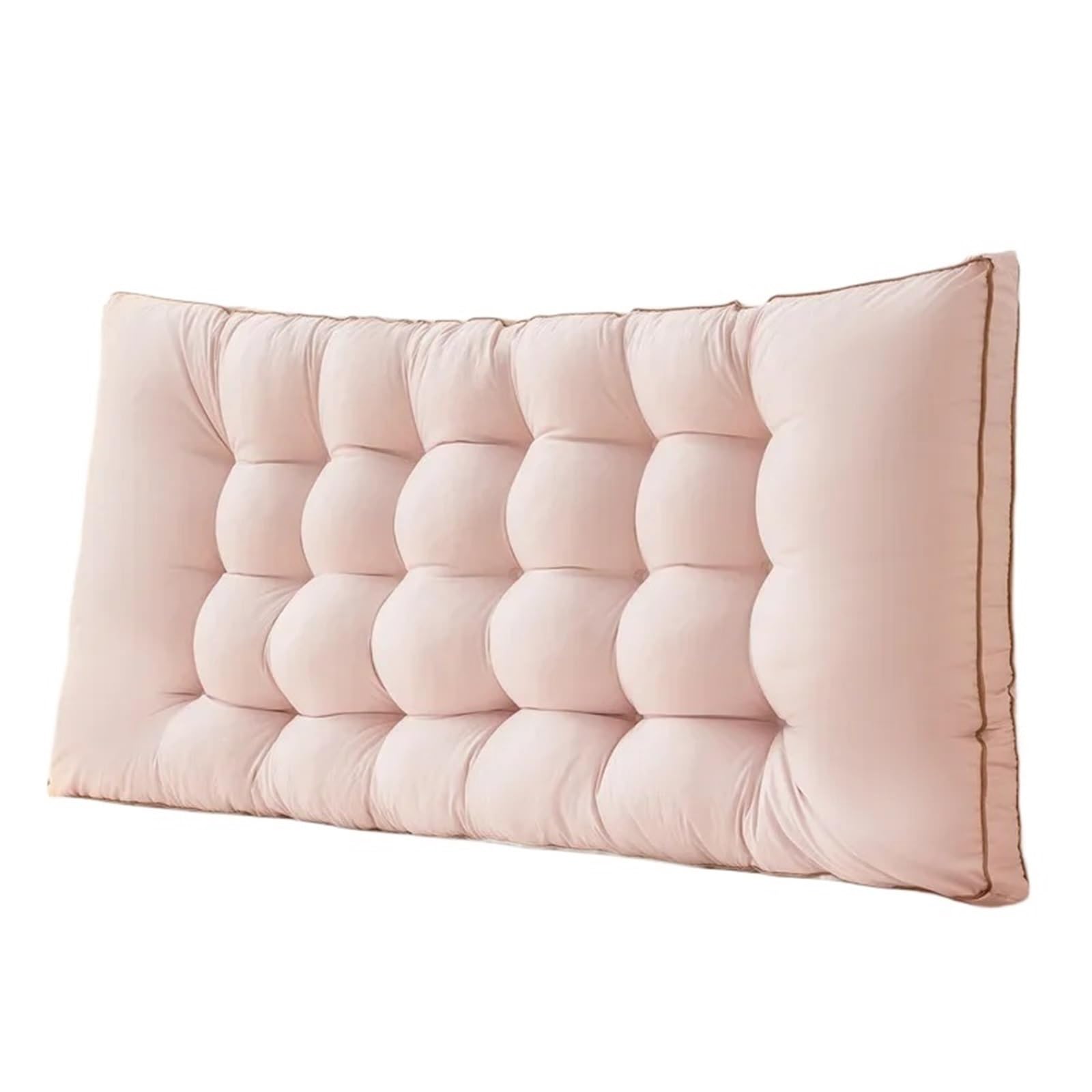 GMGQJST Headboard Pillow Large Headboard Pillow Lounge Sofa Cushion Bed Rest Reading Pillow Lounger TV Reading Lumbar Cushion Floor Cushion Home Decor(Light pink,90x60x10cm)