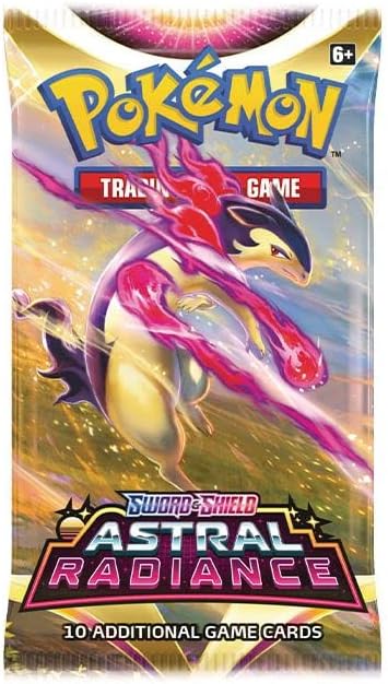 Pokémon | Pokemon TCG: Sword & Shield 10 Astral Radiance Booster Packs x4 | Card Game | One of Each Art + TitanCards Toploader