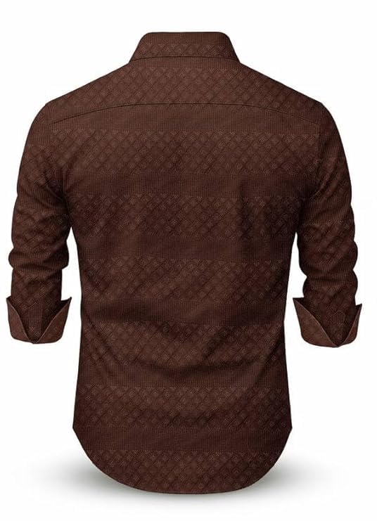 Image of Men Linen Cotton Full Sleeve Shirt for Man | Mens Casual Shirt |Shirts for Men Stylish | Men Shirts | Casual Business Party Festival Regular Fit