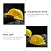 balacoo Kids Construction Toy Hard Hat, 2pcs Plastic Mini Party Hard Hat for Kids for Construction Engineer Theme Party Favors, Building Dress up, Yellow