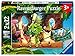 Ravensburger- Puzzles 2x12 pièces-La Petite Bande de Dinosaures/Gigantosaurus Enfant, 4005556051250