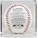 Personalized Baseball Gift for Grandson from Grandpa - Heartfelt Grandpa to Grandson Baseball with Inspirational Message - Perfect Birthday, Christmas, Graduation Gift for Teenage Boys, Youth, Kids