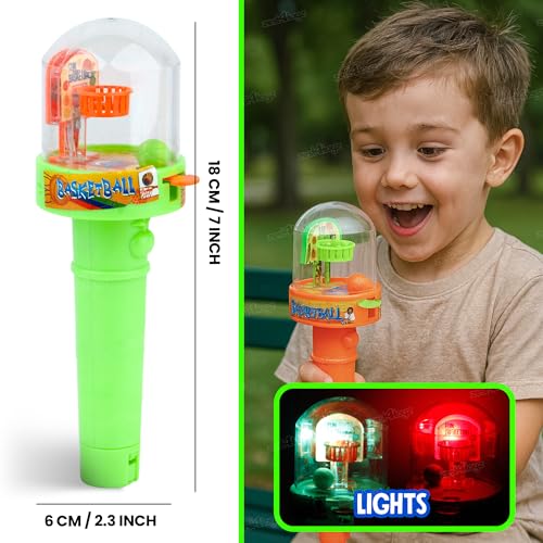 Image of Zest 4 Toyz Mini Finger Basketball Shooting Game Toy for Kids Handheld Mini Basketball Game Indoor Games Toy for Boys & Girls Toy Birthday Gift for Kids - Assorted (Pack of 1)