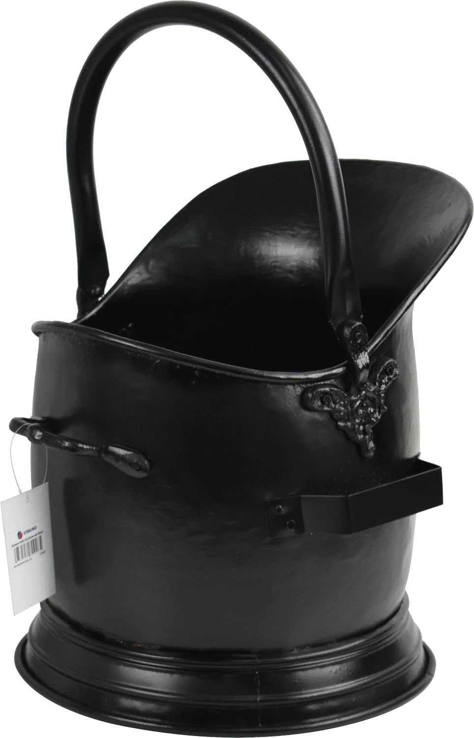 Germanic Steel Sallet Coal Bucket Scuttle Hod Antique Style Large Black
