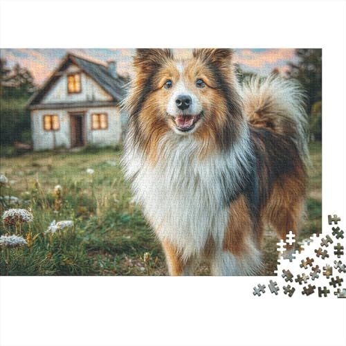 Rompecabezas de perros de 1000 piezas, juego educativo ideal para regalar