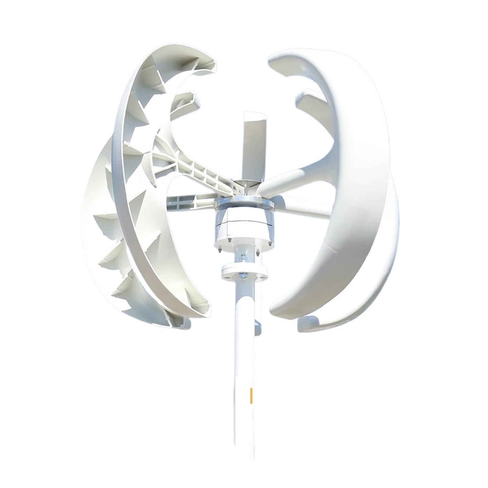 Joliane Bianco Free Energy 5Kw Low Noise Small Wind Turbine Nerator For Home 5000W 12V 24V Vertical Axis Windmill For Home Use(,Onecolor)