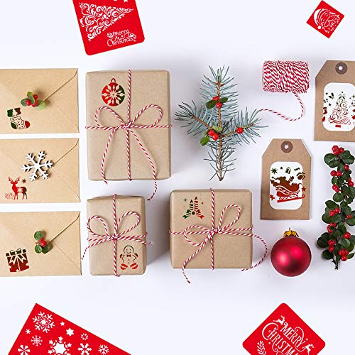 Pochoir réutilisable flocon de neige Noël pour dessins nets - 6