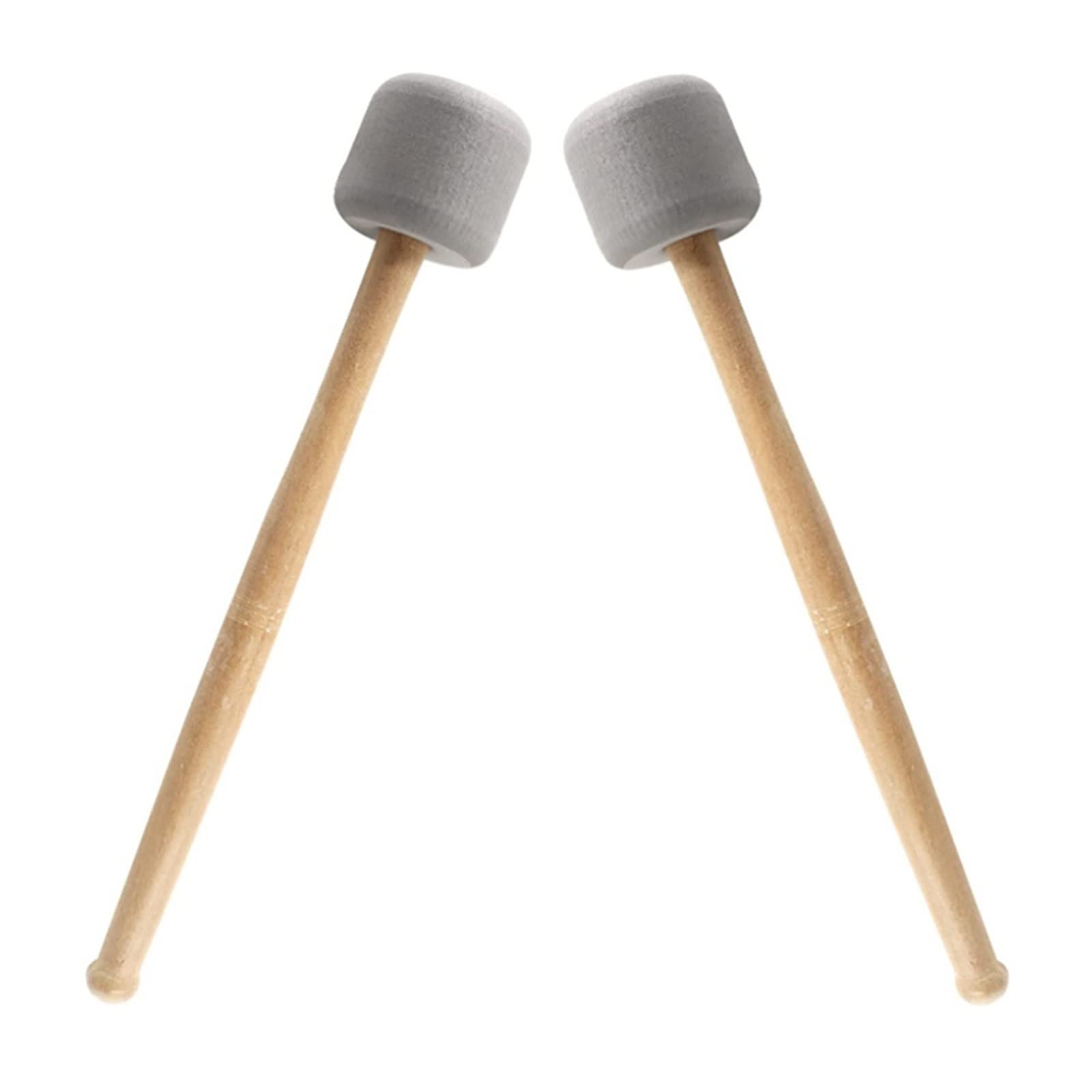 4 pièces maillets de Grosse Caisse bâtons maillets Mousse tête Tambour maillets for Fanfare Percussion