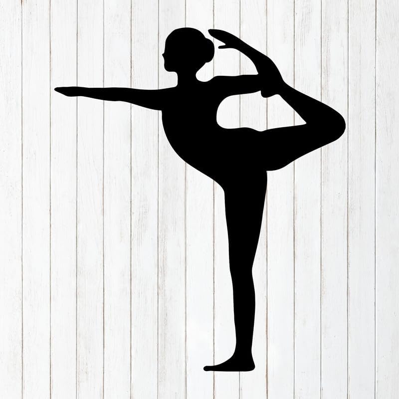 Calcomanías de pared de yoga, calcomanías de vinilo para despegar y pegar, meditación inspiradora, postura, namaste, mandala, loto, zen, chakras