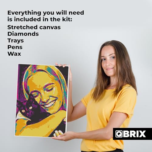 QBRIX Framed Diamond Art from Any Photo - 12 x 17 inches - Image 7